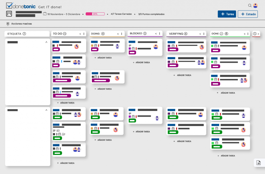 Tablero Kanban