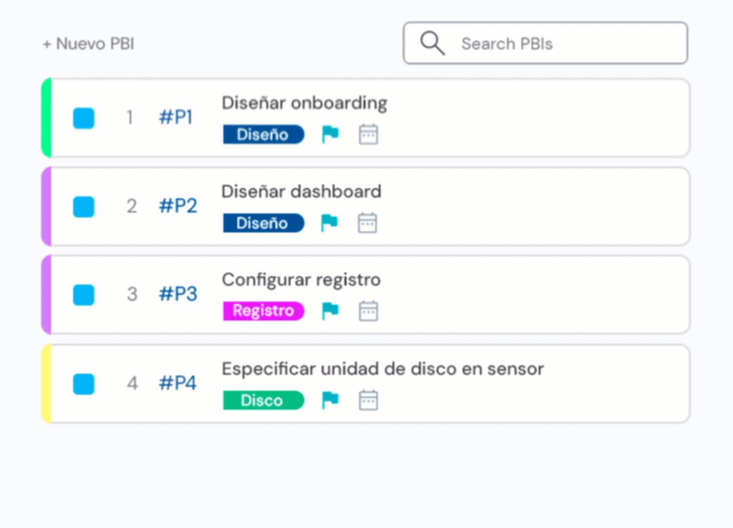 Prioriza tareas en product backlog