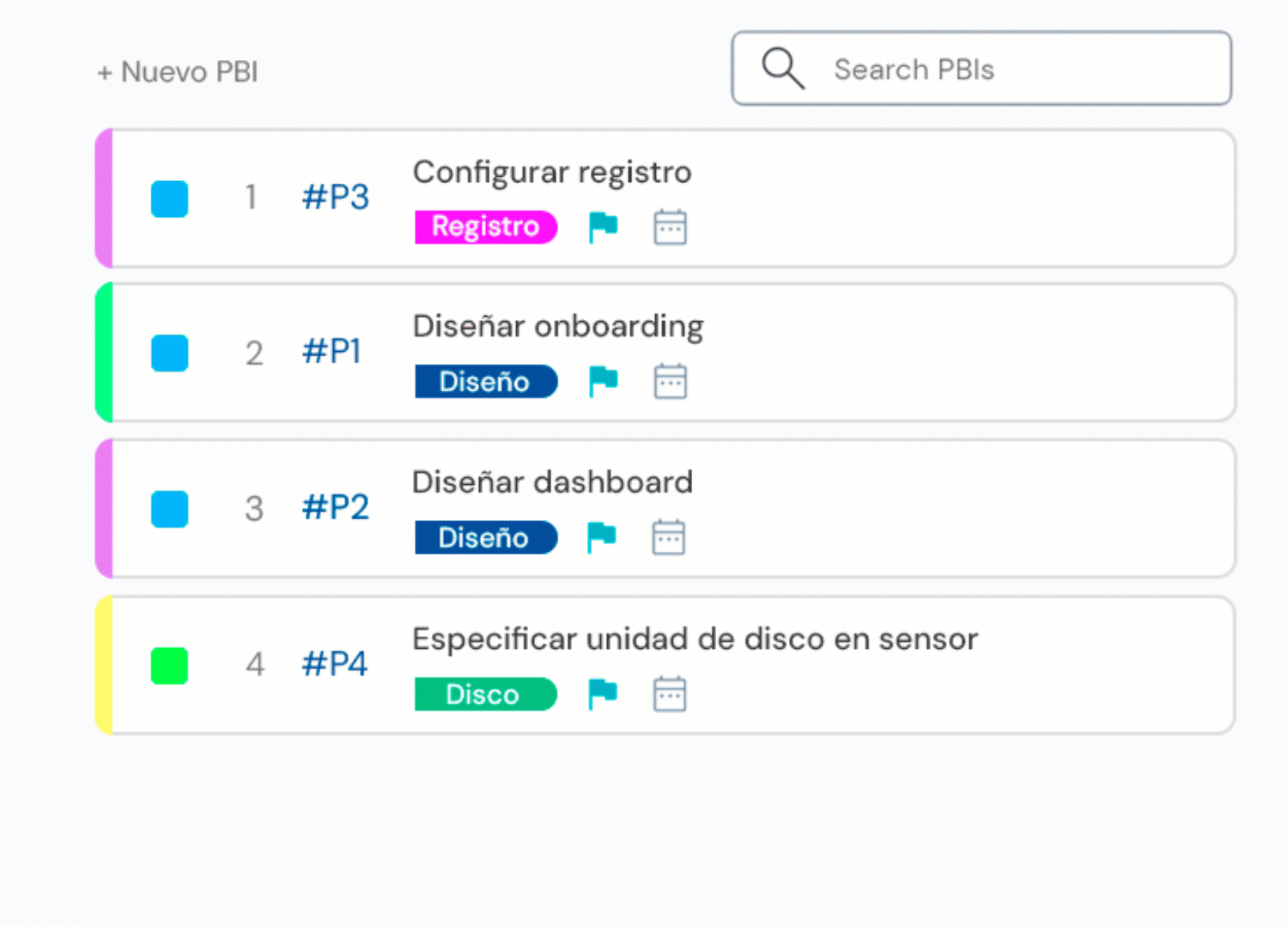 Prioriza tareas en product backlog