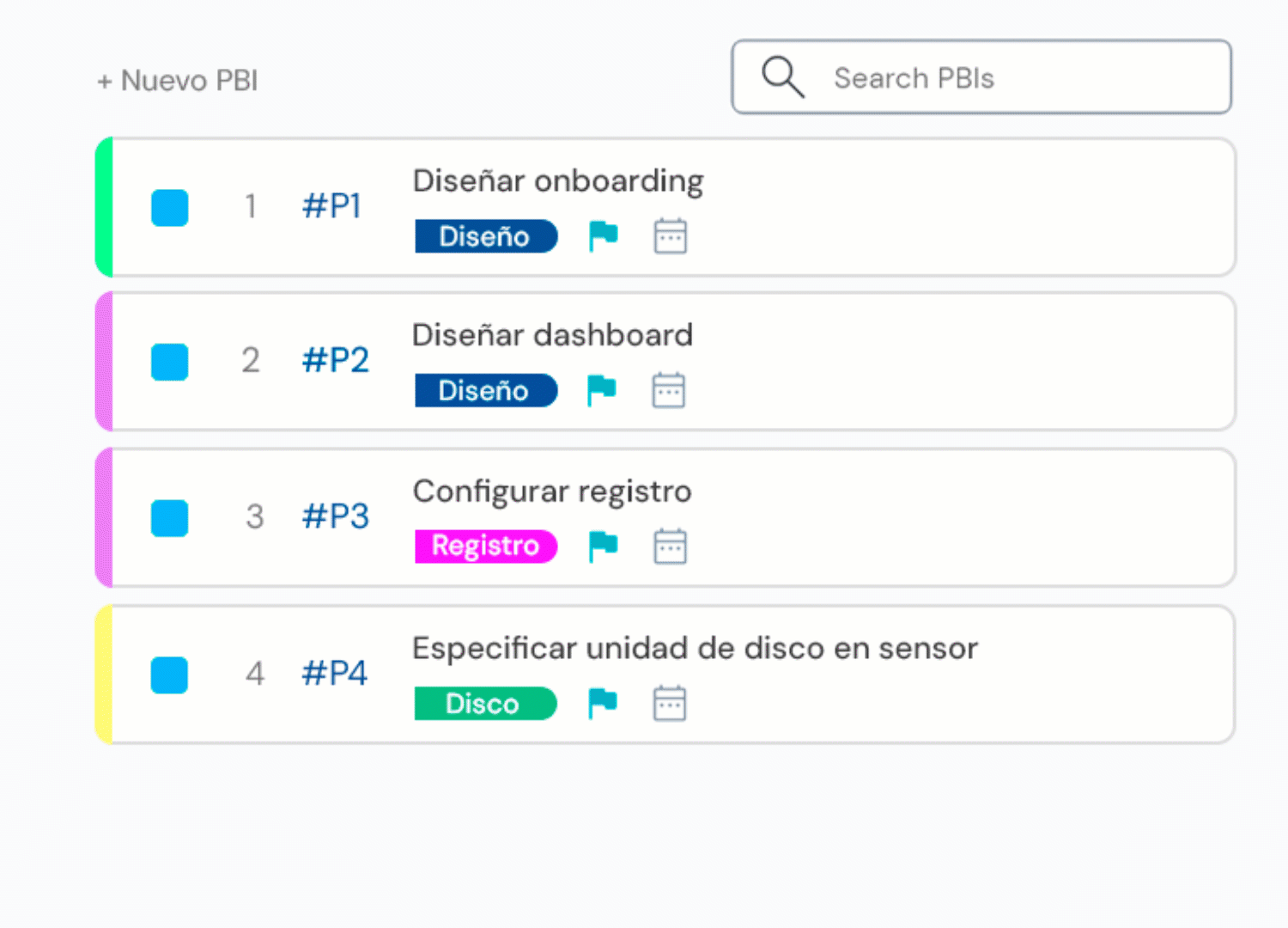 Prioriza tareas en product backlog