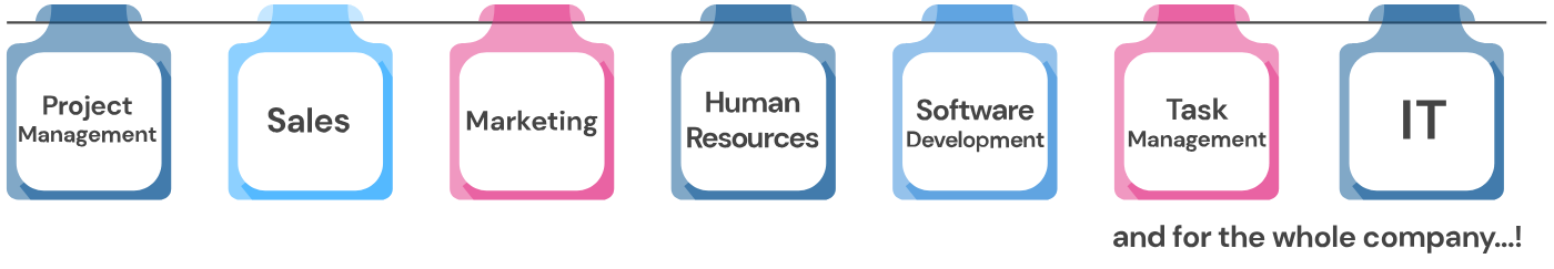 Sectors for applying DoneTonic project development software
